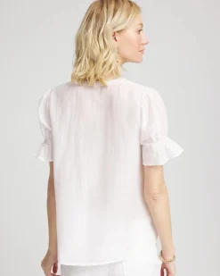 Pleated Cotton-Silk Shirt