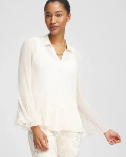 Pleated Georgette Blouse