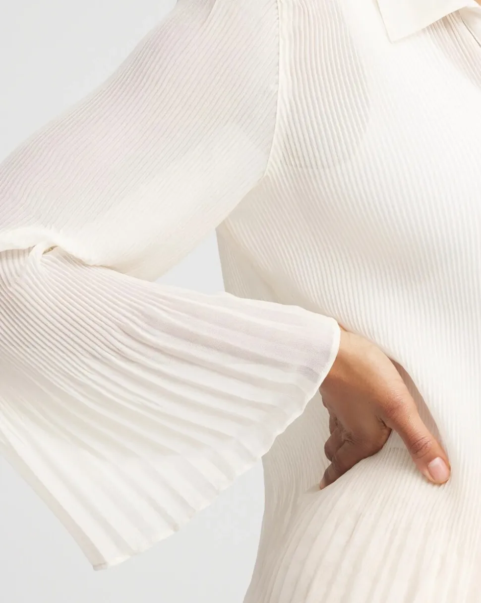 Pleated Georgette Blouse