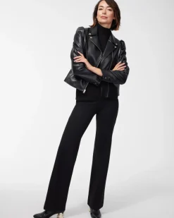 Ponte Pull-on Wide Leg Trouser Pants
