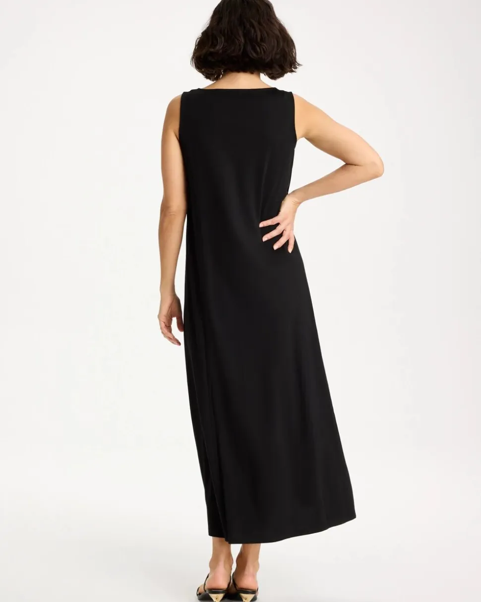 Ponte Seamed Maxi Dress