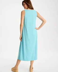 Ponte Seamed Maxi Dress