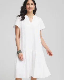 Popover Cotton Gauze Dress