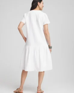Popover Cotton Gauze Dress
