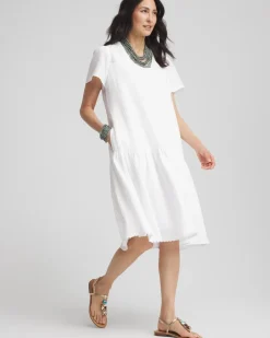 Popover Cotton Gauze Dress