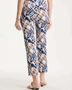 Printed Brigitte™ Straight Crop Pant