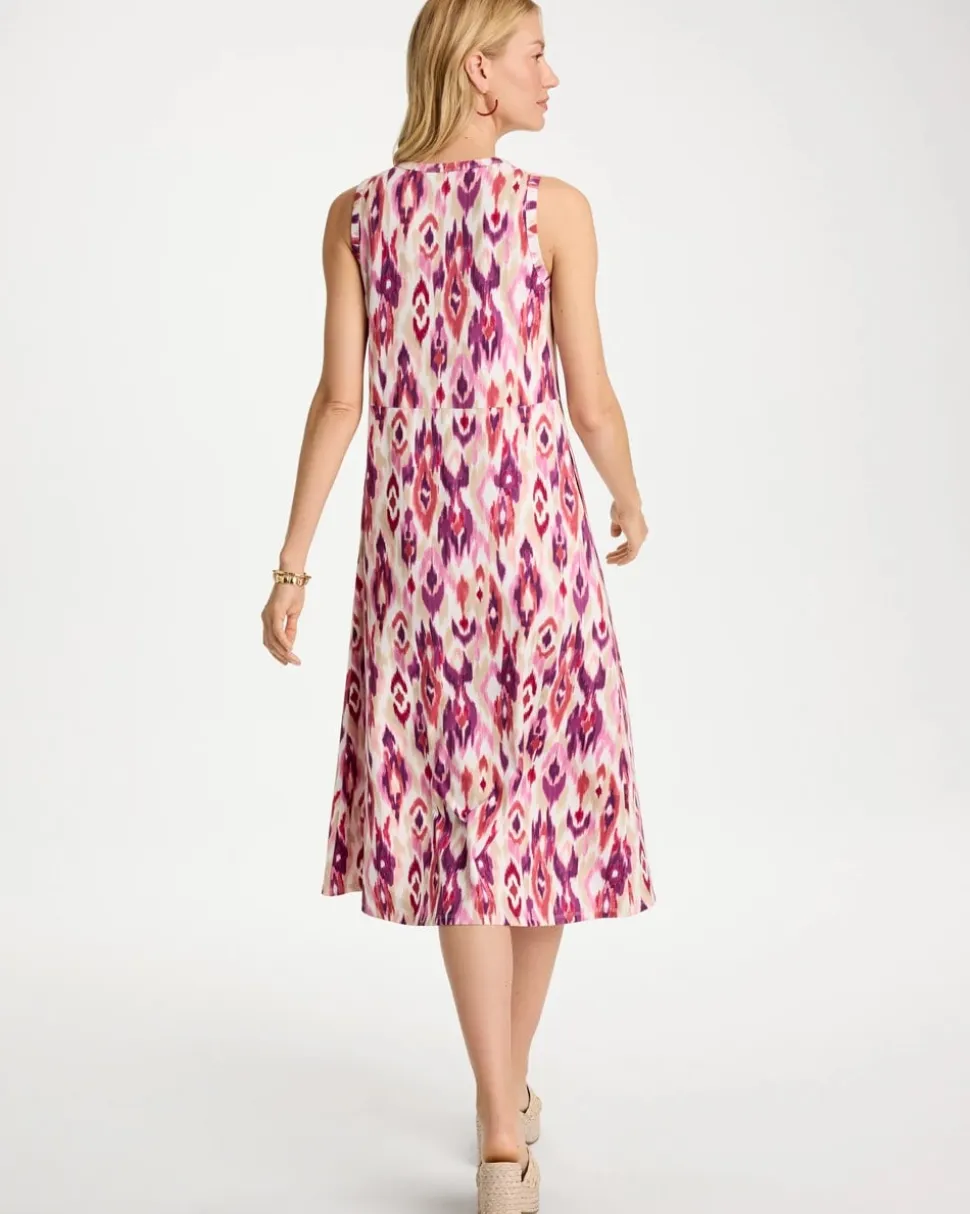 Printed Ponte Knit Tank Dress