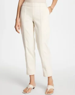 Pull-On Boyfriend Utility Cropped Jeans