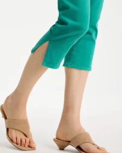 Pull-On Capri Jeans