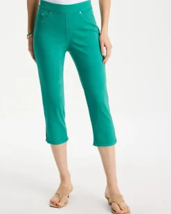 Pull-On Capri Jeans
