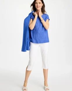 Pull-On Capri Jeans