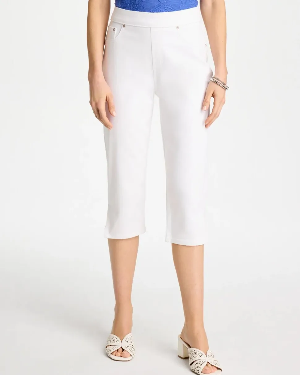 Pull-On Capri Jeans