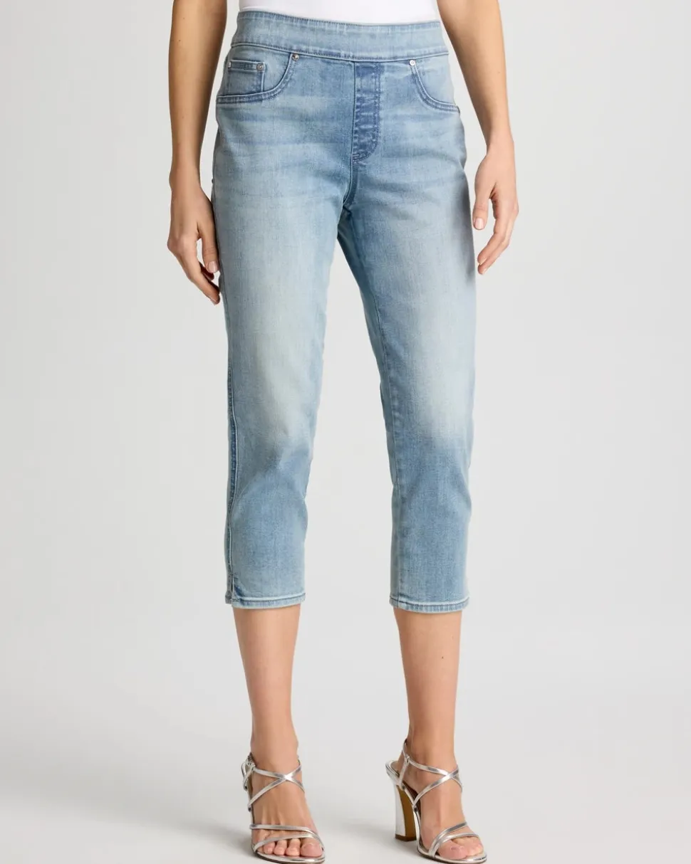 Pull-On Capri Jeans