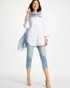 Pull-On Capri Jeans