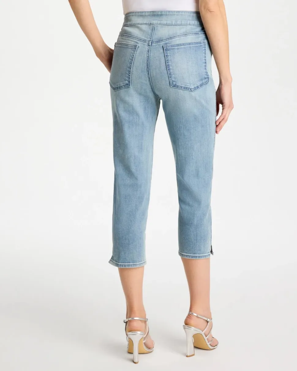 Pull-On Capri Jeans