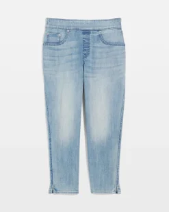 Pull-On Capri Jeans