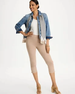Pull-On Capri Jeans