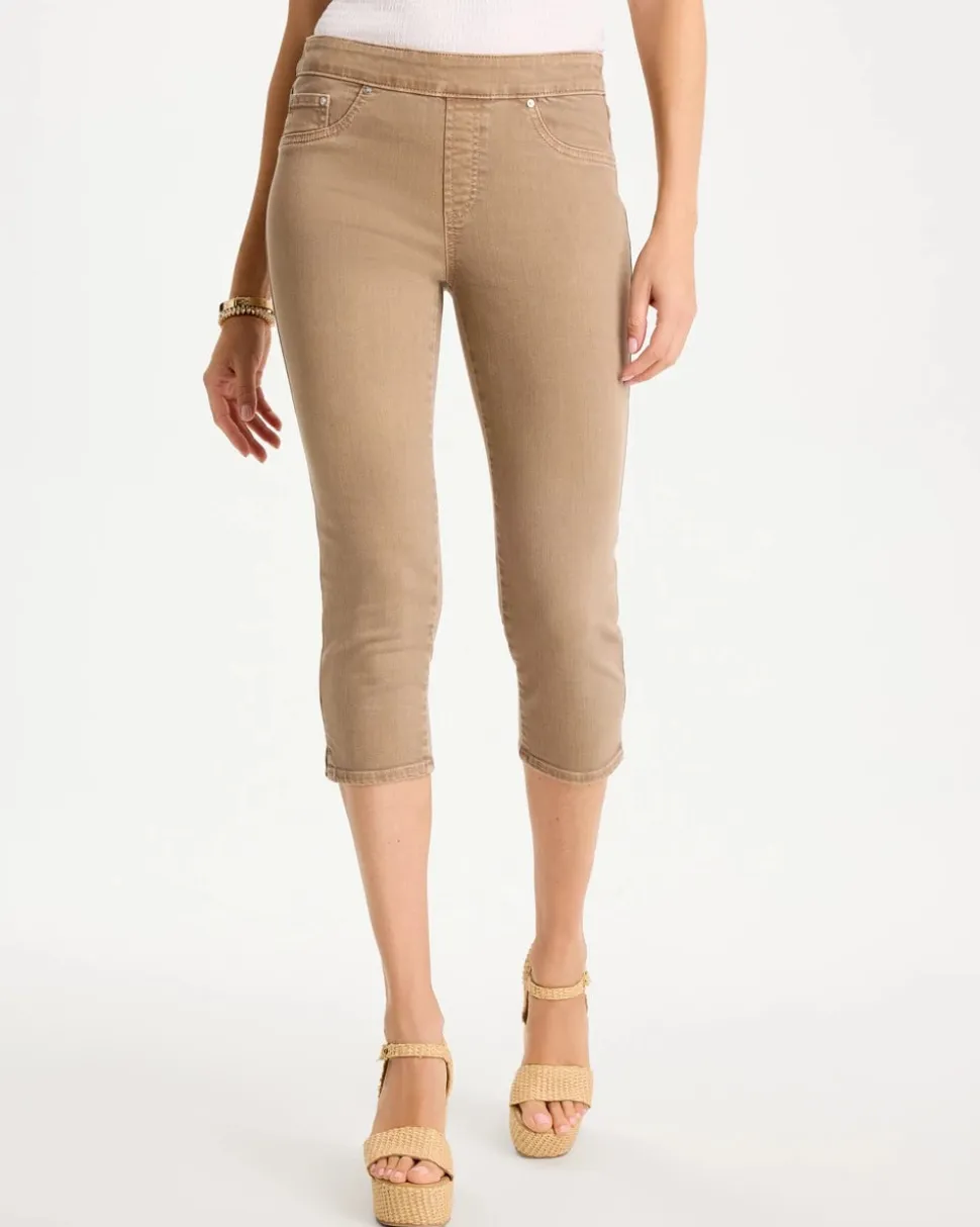 Pull-On Capri Jeans