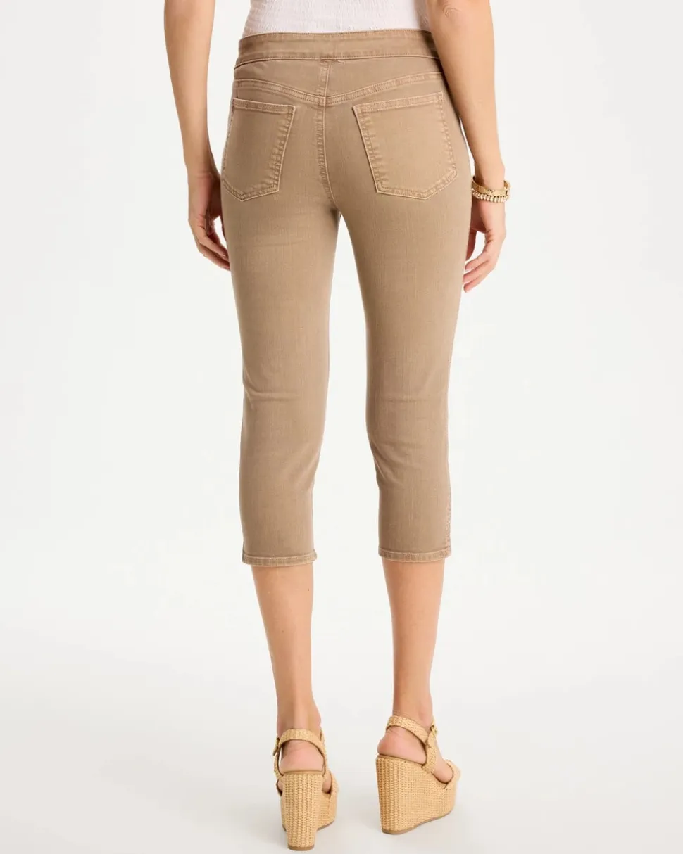 Pull-On Capri Jeans
