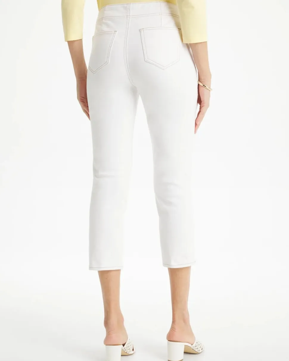Pull-On 22" Capri Jeans