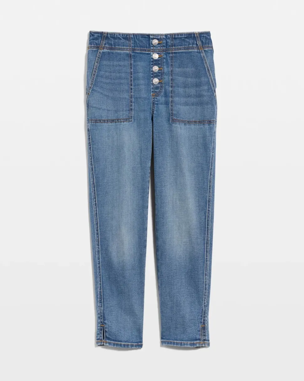 Pull-On 22" Capri Jeans