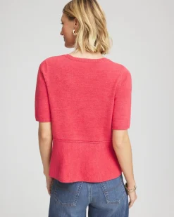Pullover Peplum Sweater