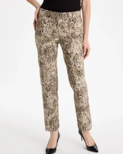 Python Animal Print Emme Slim Pants
