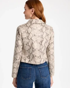 Python Animal Print Jacket