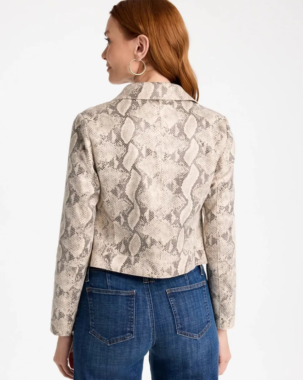 Python Animal Print Jacket