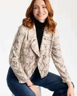 Python Animal Print Jacket
