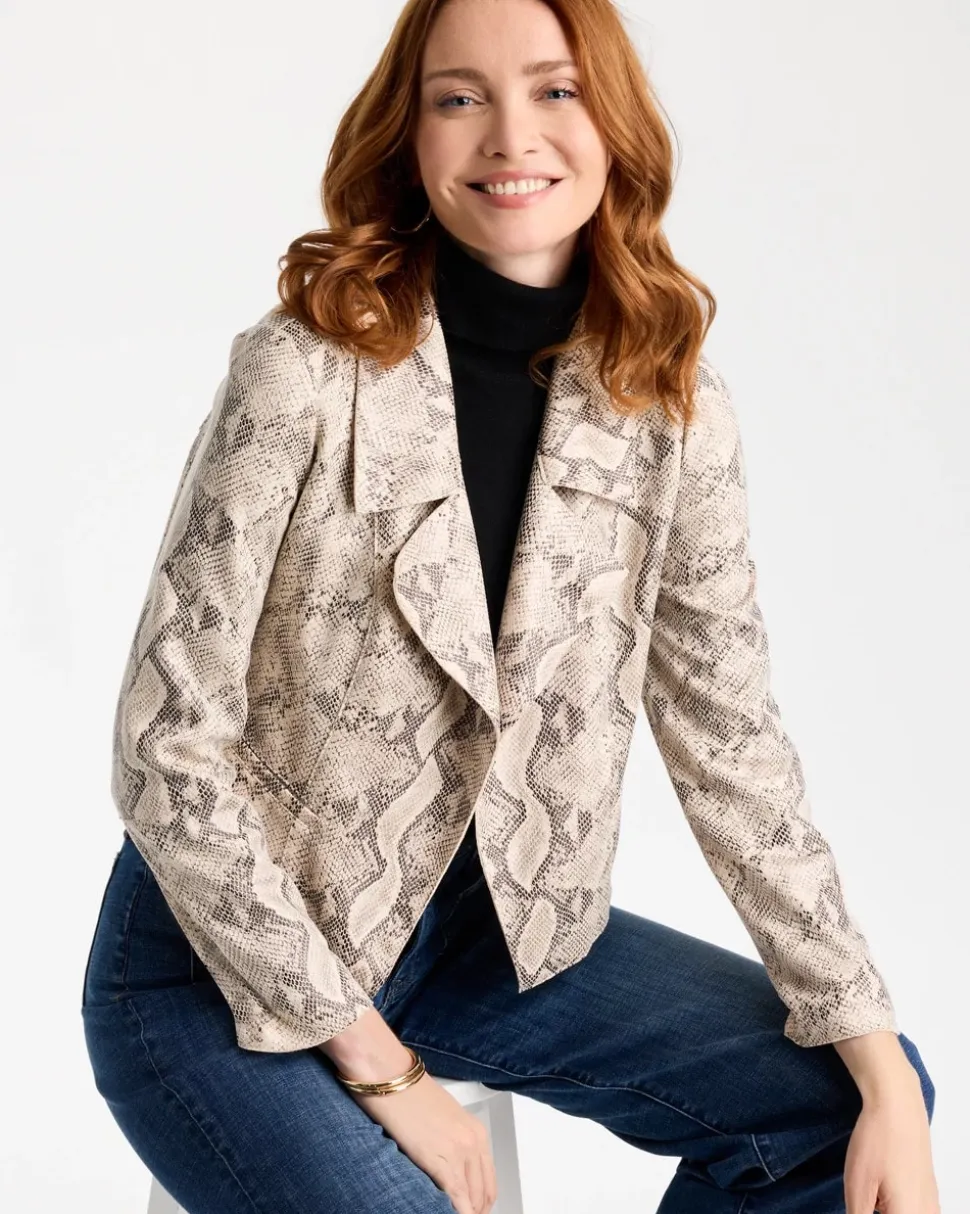 Python Animal Print Jacket