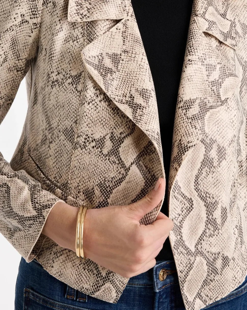 Python Animal Print Jacket
