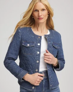 Quilted Denim Jacket