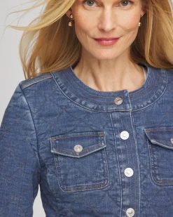 Quilted Denim Jacket