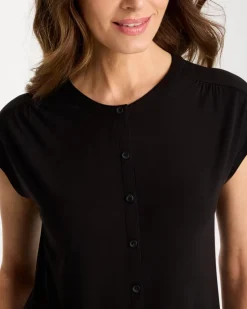 Refined Button Tee