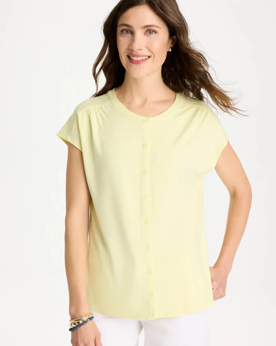 Refined Button Tee