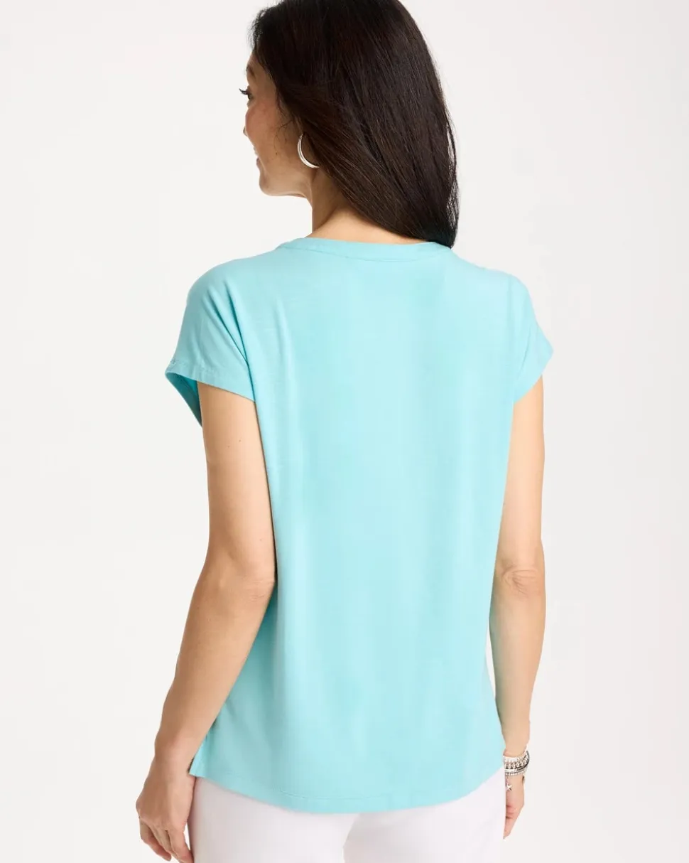 Refined Button Tee