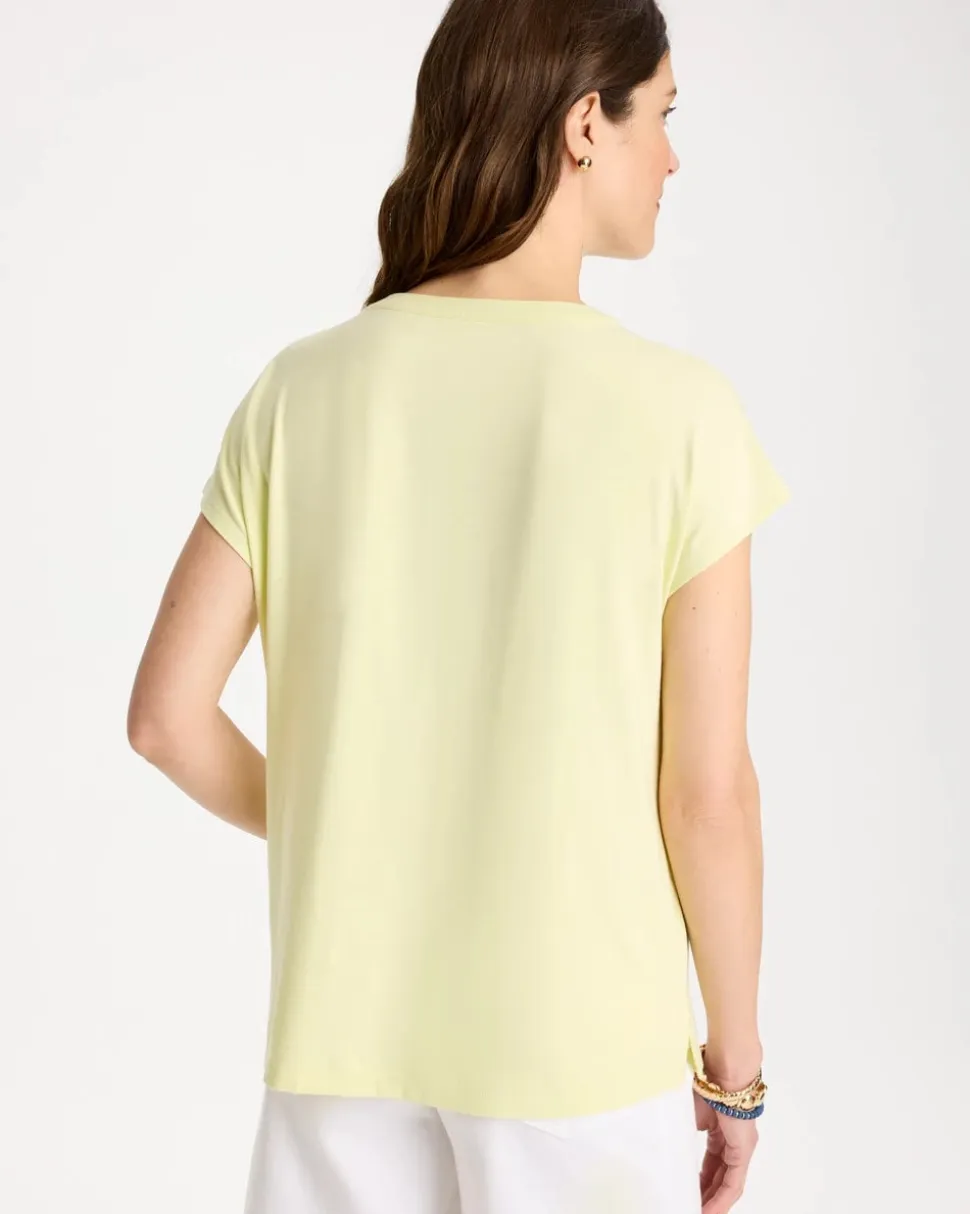 Refined Button Tee