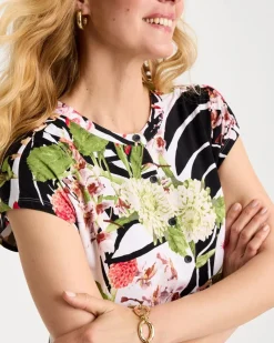 Refined Jersey Slub Button Tee