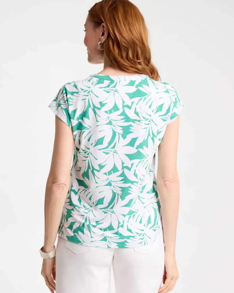 Refined Palm Button Tee