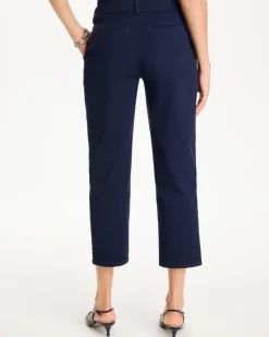 Relaxed Boyfriend Chino Crop Pants