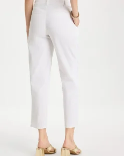 Relaxed Boyfriend Chino Crop Pants