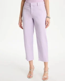 Relaxed Boyfriend Chino Crop Pants