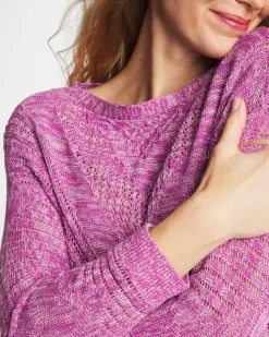 Relaxed Dolman Pullover Sweater