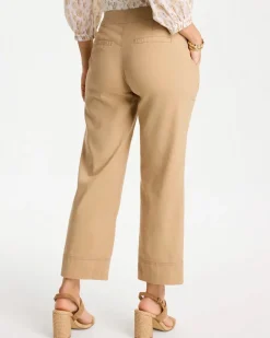 Relaxed Linen Crop Pant