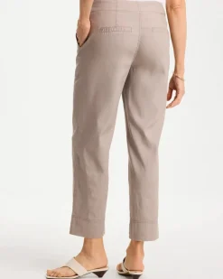 Relaxed Linen Crop Pant