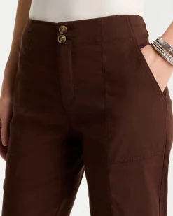 Relaxed Linen Crop Pant