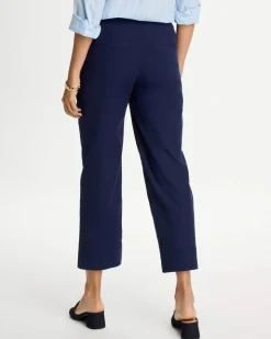 Relaxed Linen Crop Pant