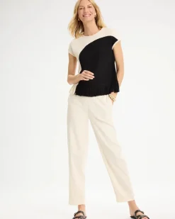 Relaxed Tapered Crop Pants