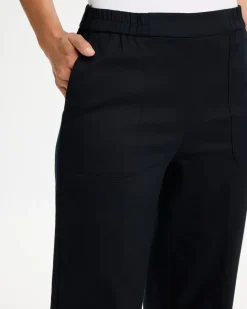 Relaxed Tapered Crop Pants